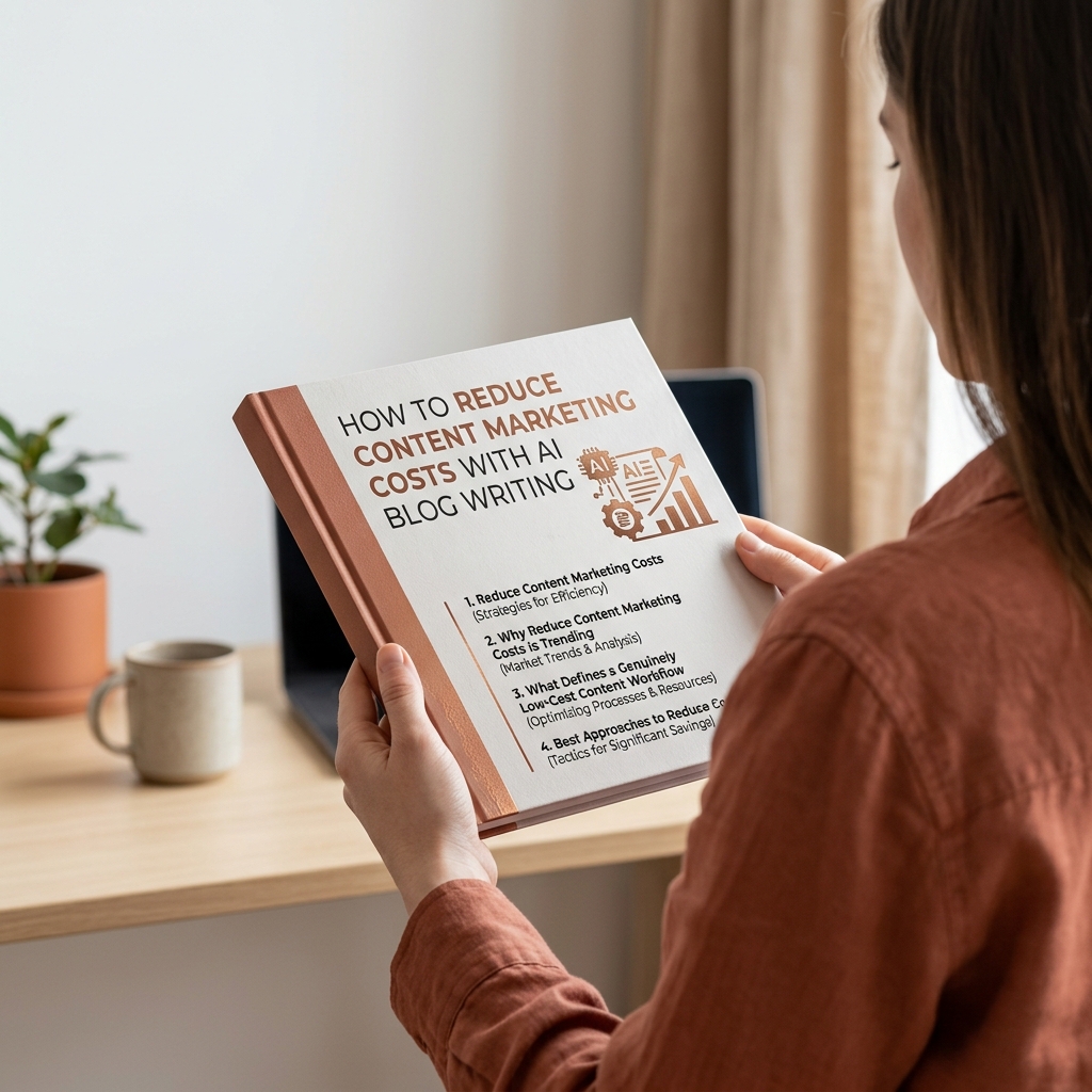 How to Reduce Content Marketing Costs With AI Blog Writing